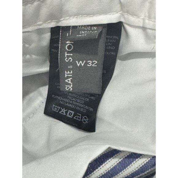 SLATE & STONE Men Stripe Shorts W32 - Picture 4 of 4